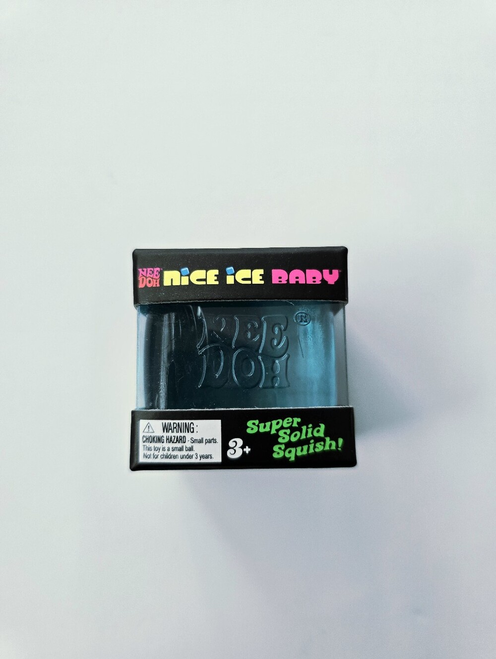 Mini Nee Doh Nice Ice Baby Super Solid Squish Blue